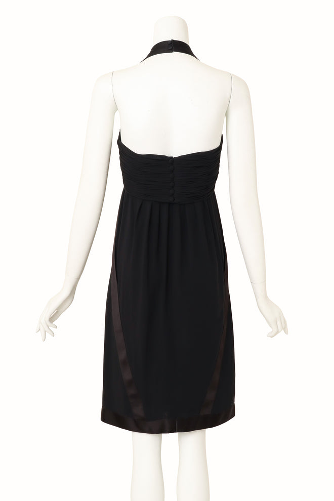 halter cocktail dress by Chanel on mannequin back @ Recess LA