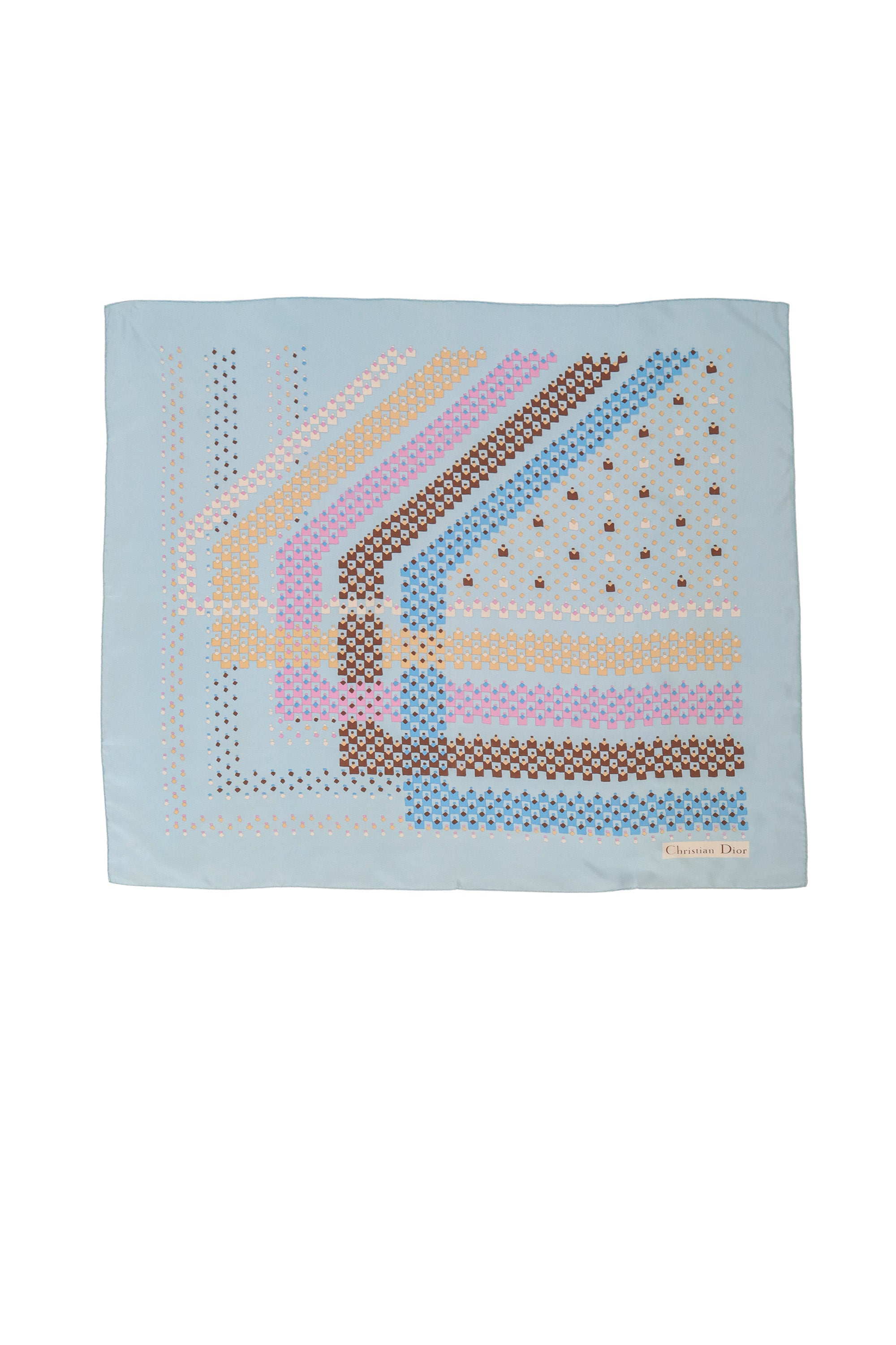 Vintage Christian Dior Petite Abstract Geo Scarf @ Recess LA
