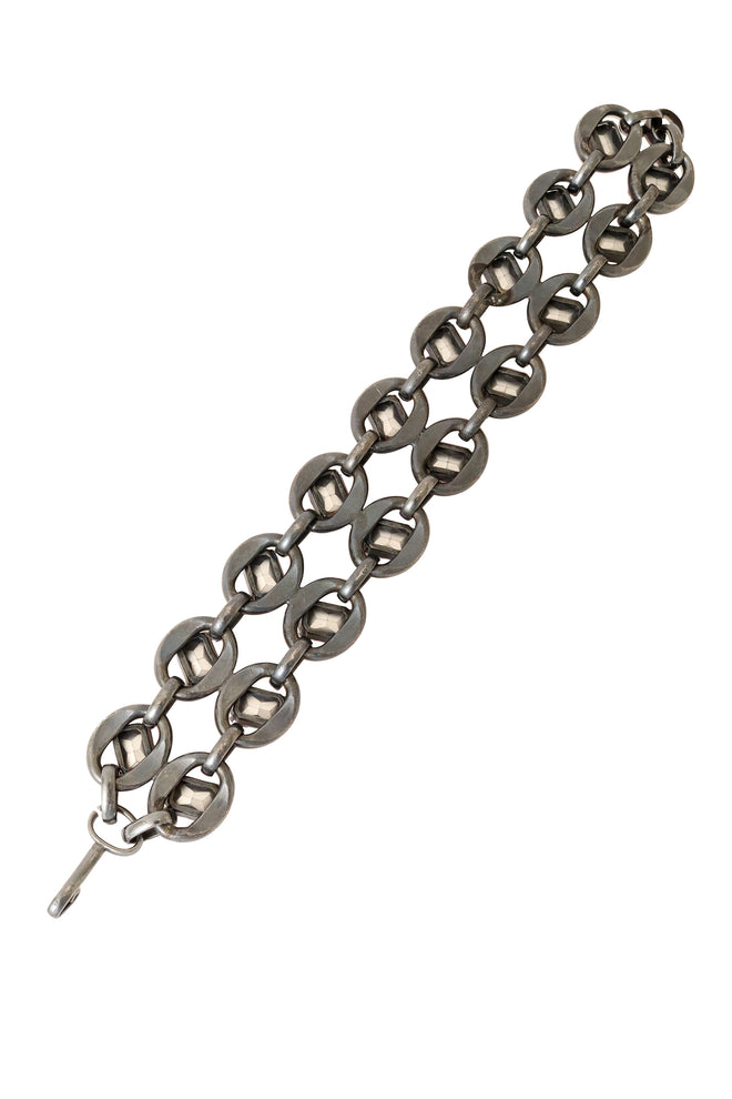 Gunmetal Chunky Crystal Choker