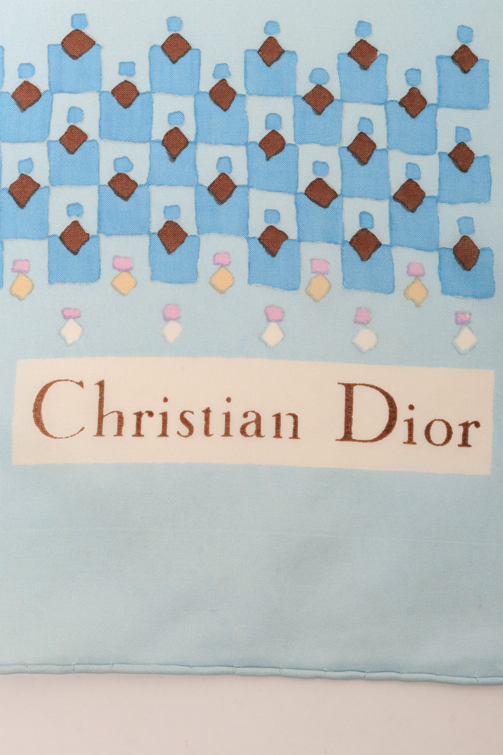 Vintage Christian Dior Petite Abstract Geo Scarf logo @ Recess LA