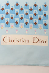Vintage Christian Dior Petite Abstract Geo Scarf logo @ Recess LA