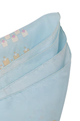 Vintage Christian Dior Petite Abstract Geo Scarf edges @ Recess LA