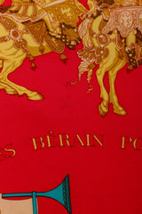 Vintage Hermes Carousel Riders Scarf mark 4 @ Recess LA