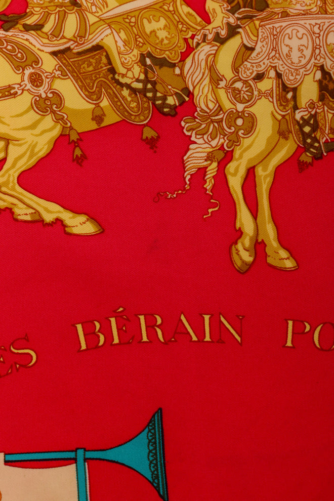 Vintage Hermes Carousel Riders Scarf mark 4 @ Recess LA