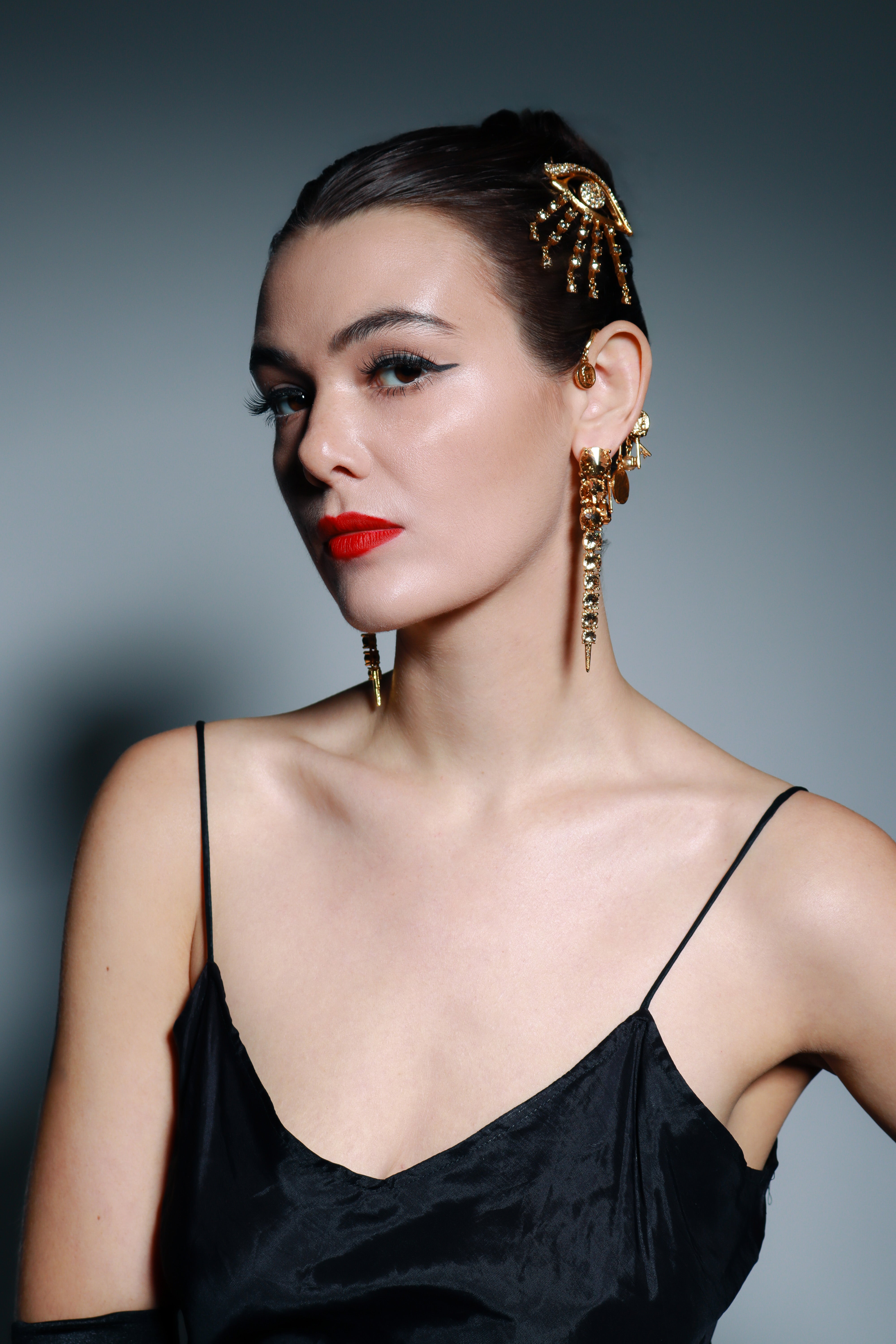 Vintage Oscar de la Renta Roman Charms Ear Cuffs @RECESS LA