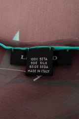 Vintage Leonard Sheer Peony Scarf labels @ Recess LA