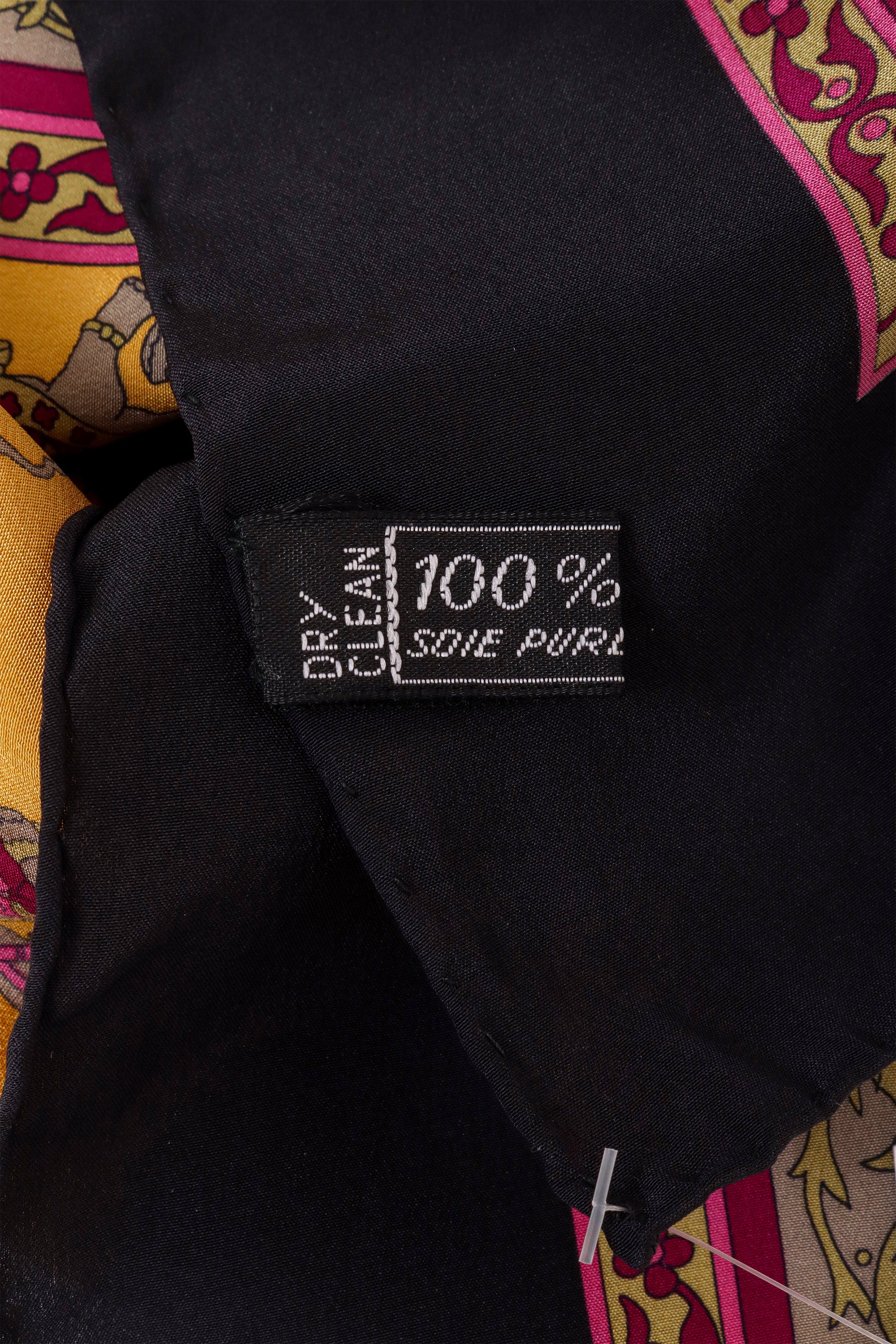 Vintage Bally Mahout Floral Scarf label @ Recess LA