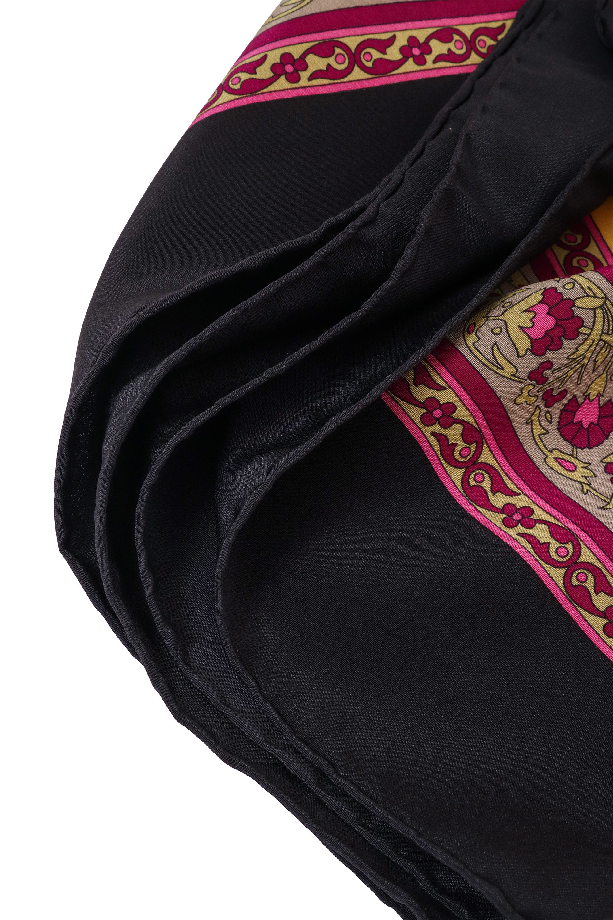 Vintage Bally Mahout Floral Scarf edges @ Recess LA