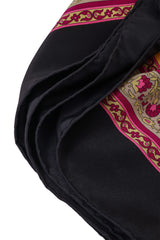 Vintage Bally Mahout Floral Scarf edges @ Recess LA