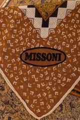 Vintage Missoni Female Sketch Collage Scarf logo @ Recess LA