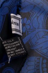 Vintage Gianni Versace Large Sheer Graphic Scarf labels @ Recess LA