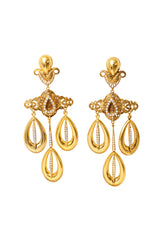 oval drop earrings by Nadir @ Recess LA