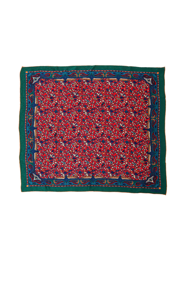 Vintage Fendi Heart Paisley Scarf @ Recess LA
