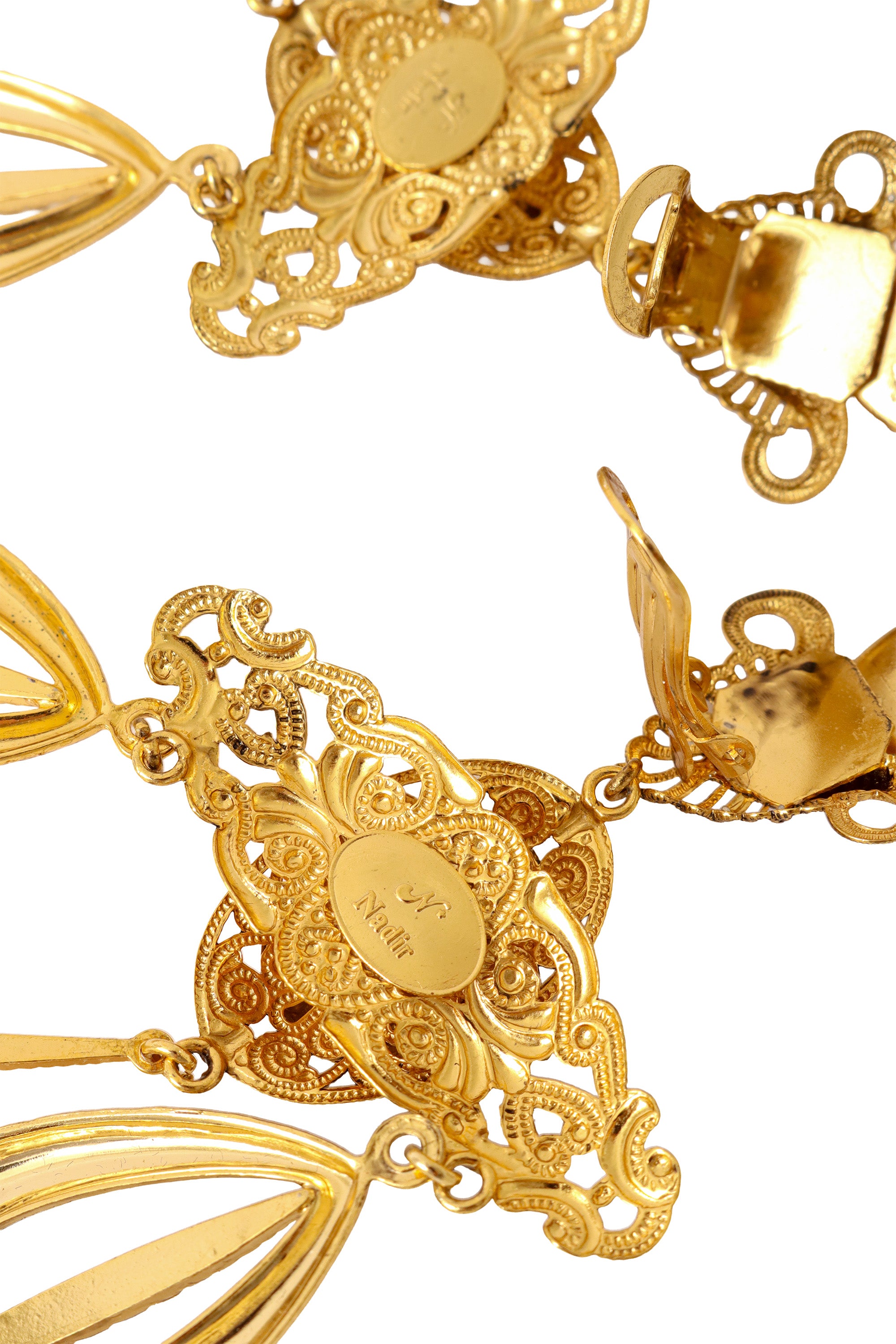 oval drop earrings by Nadir signature @ Recess LA