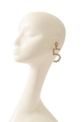 Rhinestone 5 earrings on mannequin @ Recess LA