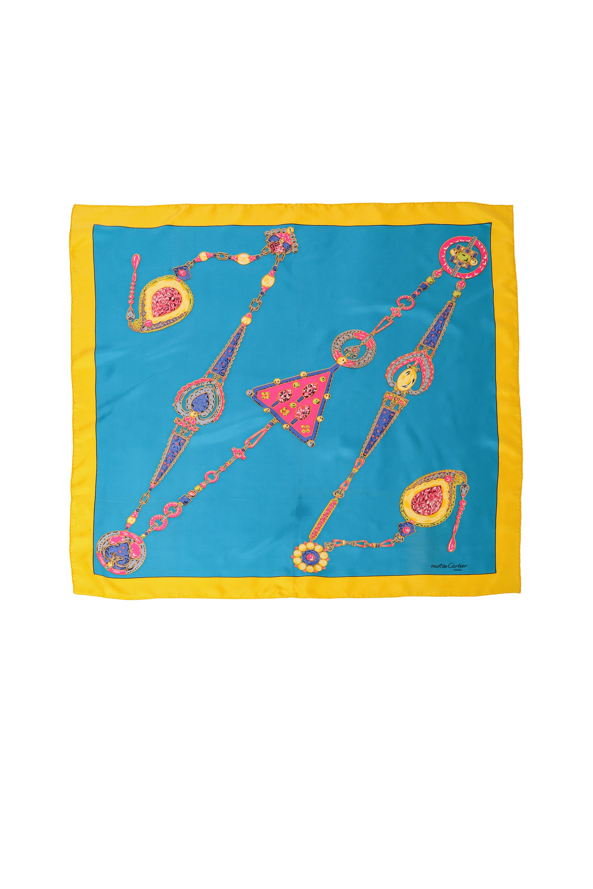Vintage Cartier Jewel Paisley Chain Scarf @ Recess LA