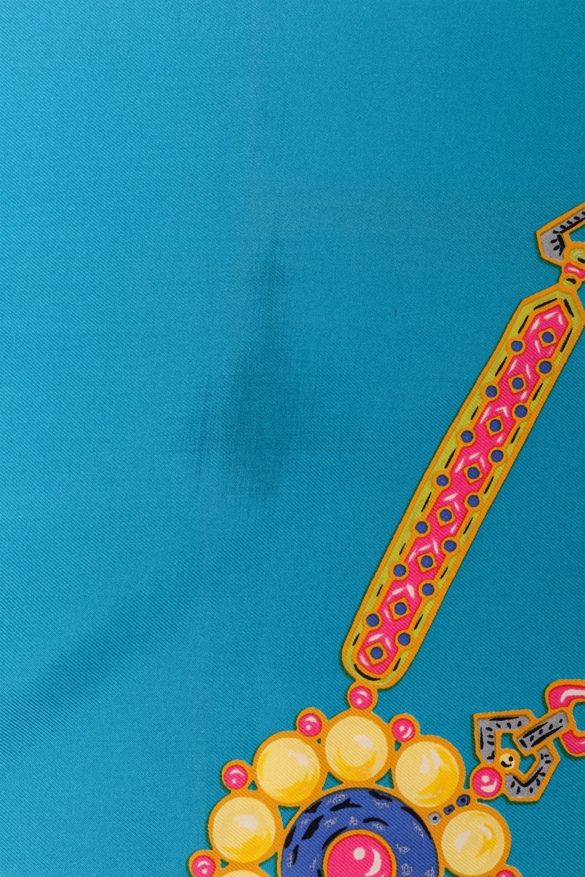 Vintage Cartier Jewel Paisley Chain Scarf stain @ Recess LA