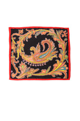 Vintage Chloé Dark Pastel Paisley Scarf @ Recess LA