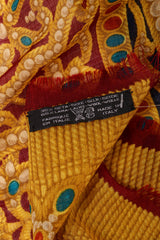Large Jewel Filigree Fringe Scarf