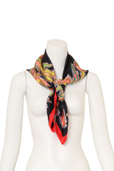 Vintage Chloé Dark Pastel Paisley Scarf on mannequin @ Recess LA