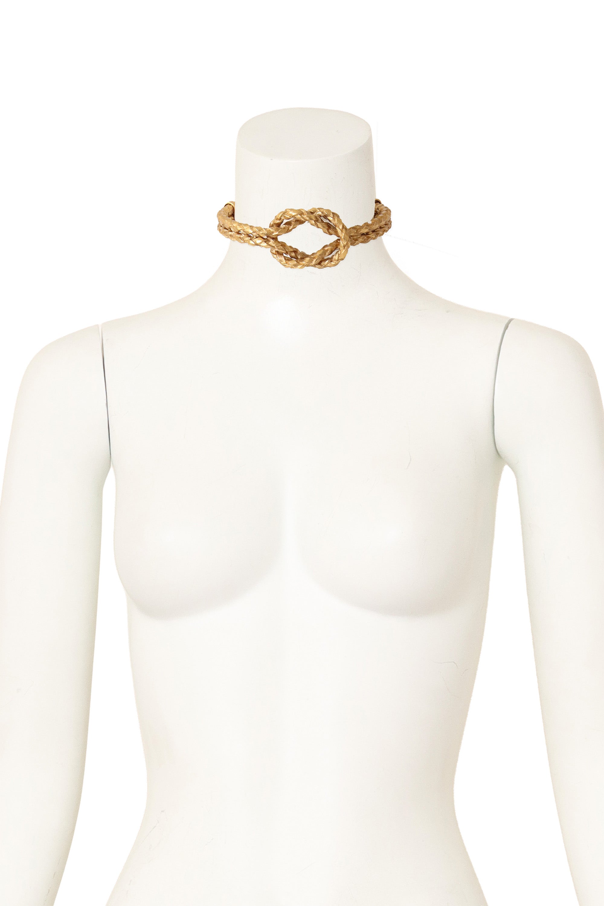 knot collar necklace by Yves Saint Laurent on mannequin @ Recess LA
