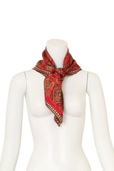 Vintage Christian Dior Petite Paisley Motif Scarf on mannequin @ Recess LA
