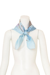 Vintage Christian Dior Petite Abstract Geo Scarf on mannequin @ Recess LA