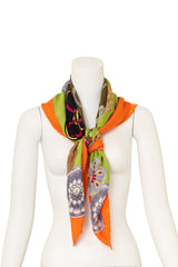 Vintage Moschino Large Zodiac Scarf on mannequin @ Recess LA