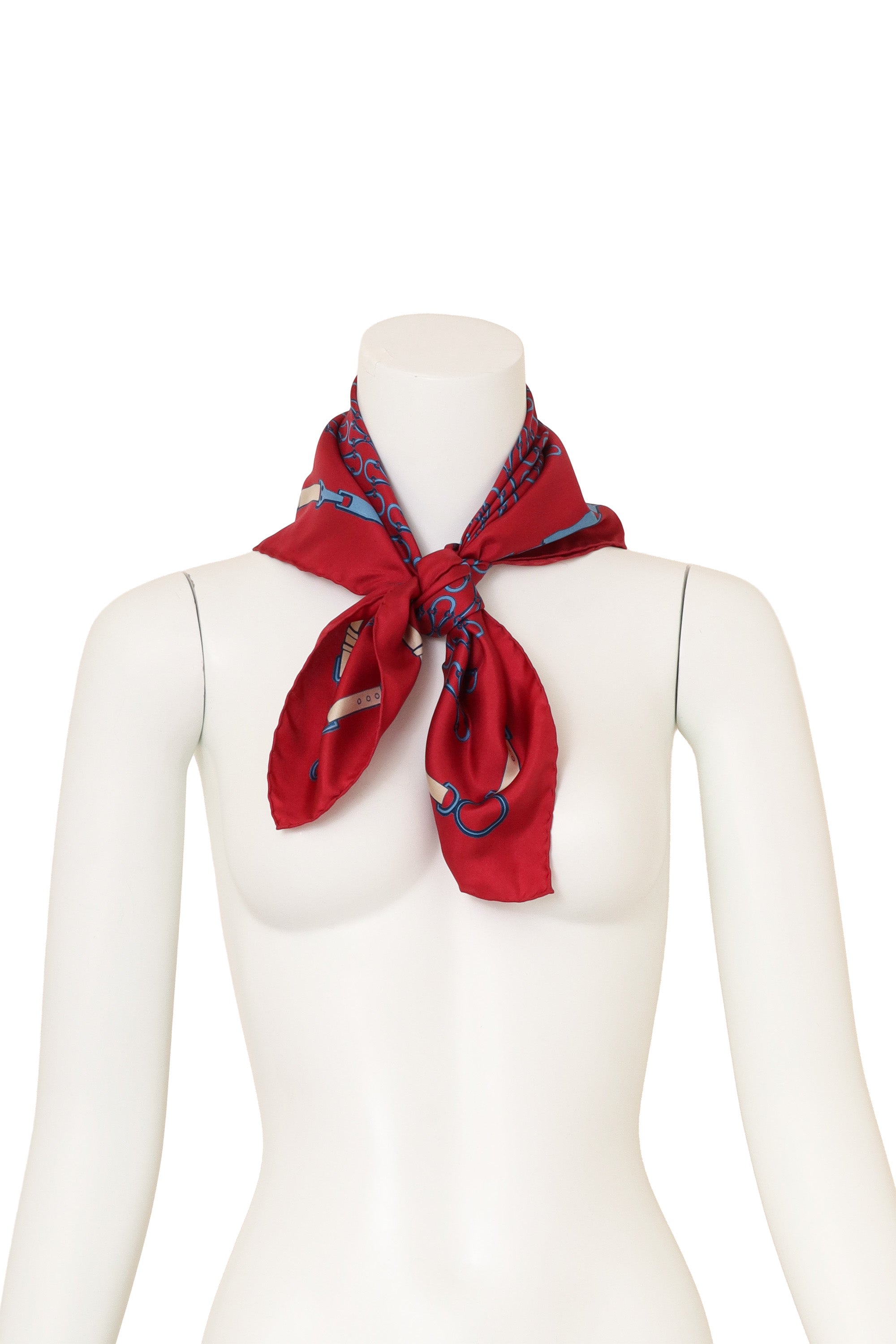 Vintage Gucci Belt Border Scarf on mannequin @ Recess LA