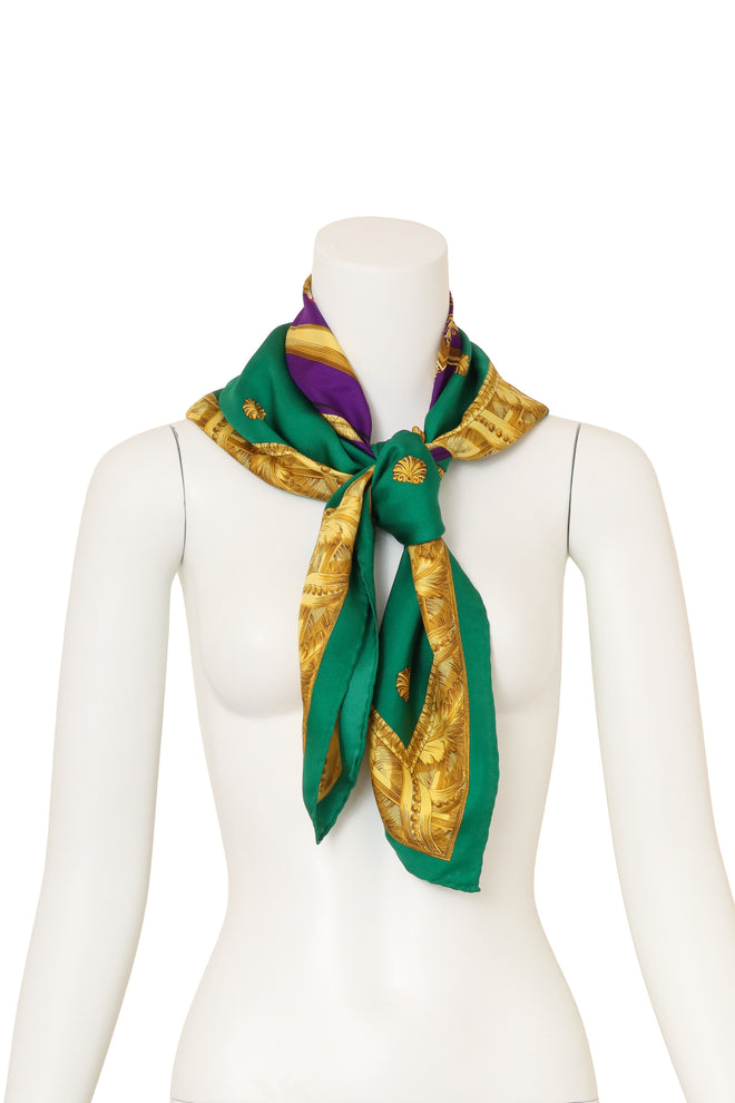 Vintage Celine Greek Quartet Scarf on mannequin @ Recess LA