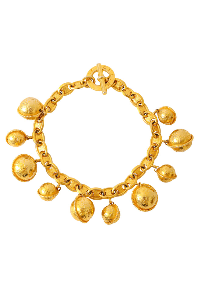 charm drop necklace by Céline @ Recess LA