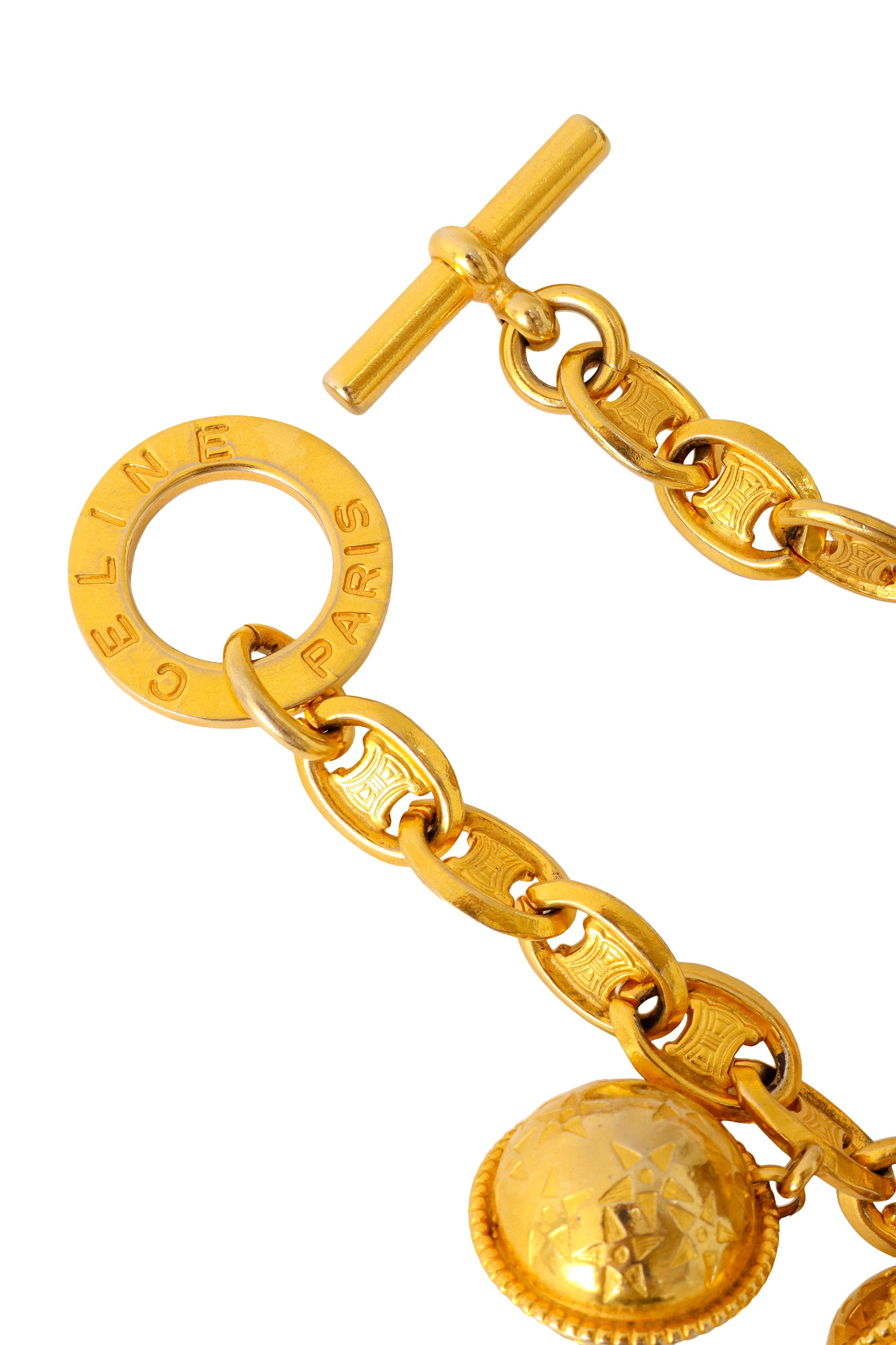 charm drop necklace by Céline toggle @ Recess LA