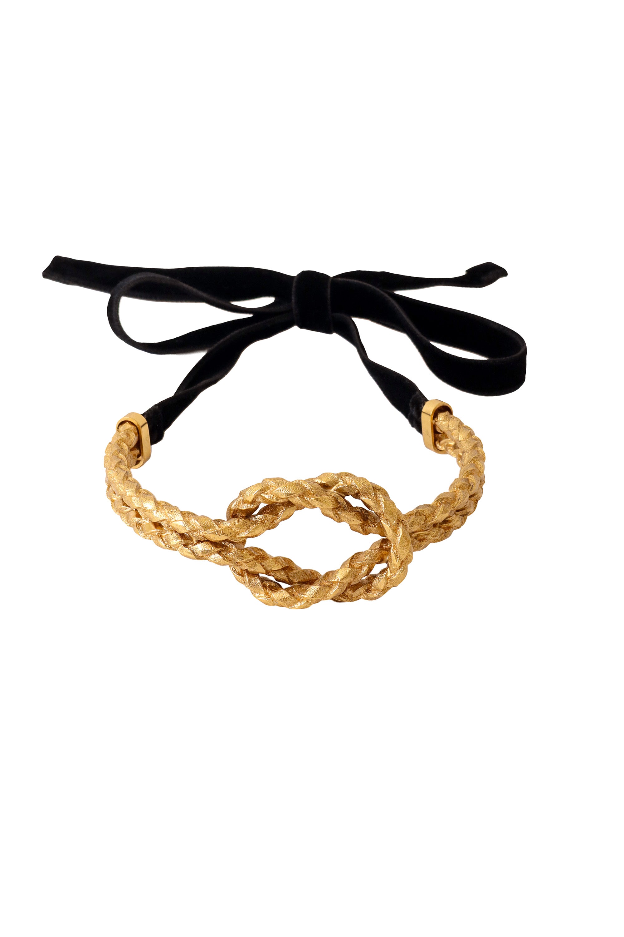 knot collar necklace by Yves Saint Laurent @ Recess LA