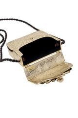 Vintage Manuel Vargo Artisan Silver Heart Stone Bag open @ Recess LA