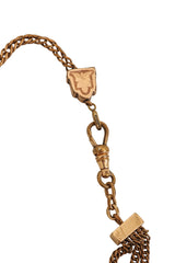 Locket Charm Drop Necklace @ Recess LA lobster clasp 