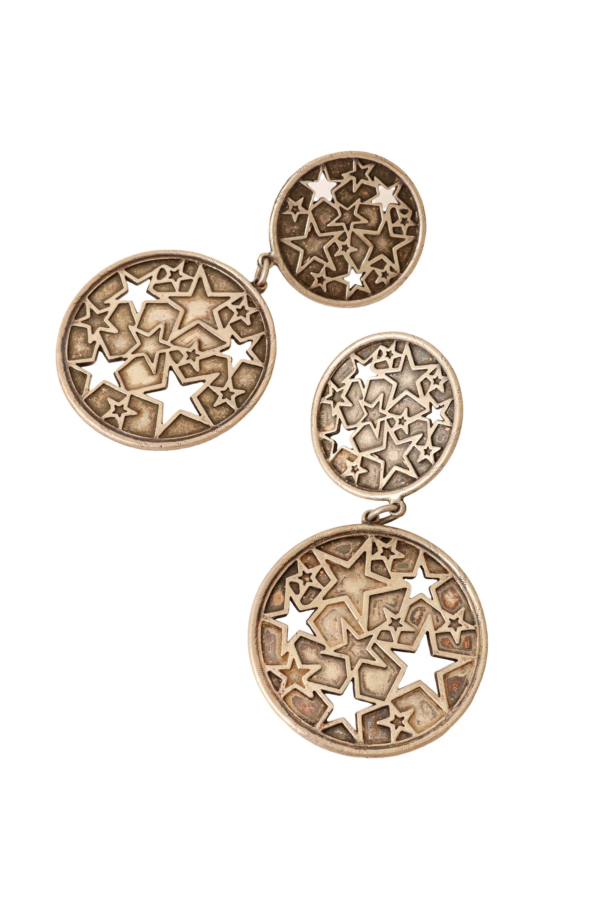 star disc earrings by La Tribu Rigaux close @ Recess LA