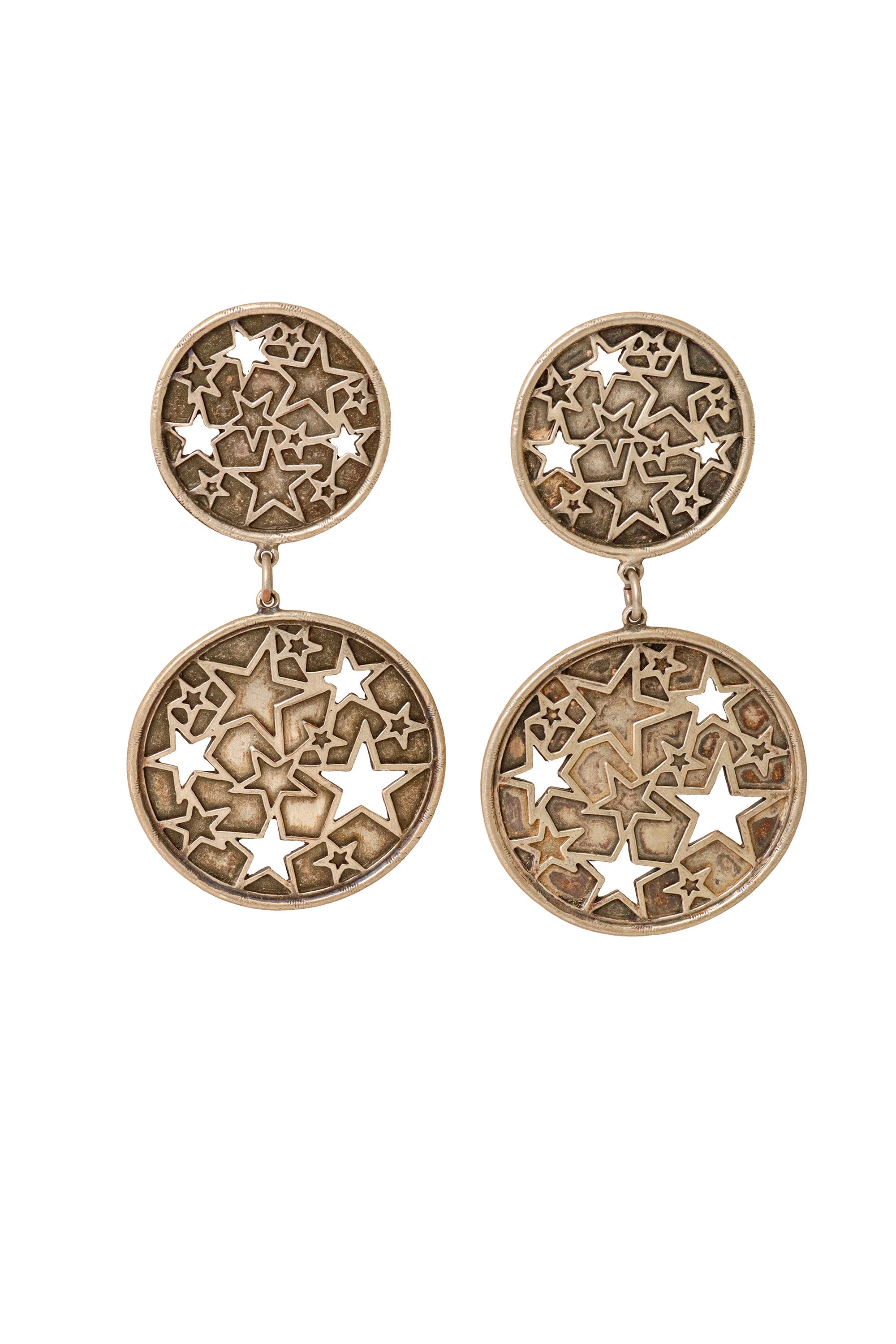 star disc earrings by La Tribu Rigaux @ Recess LA