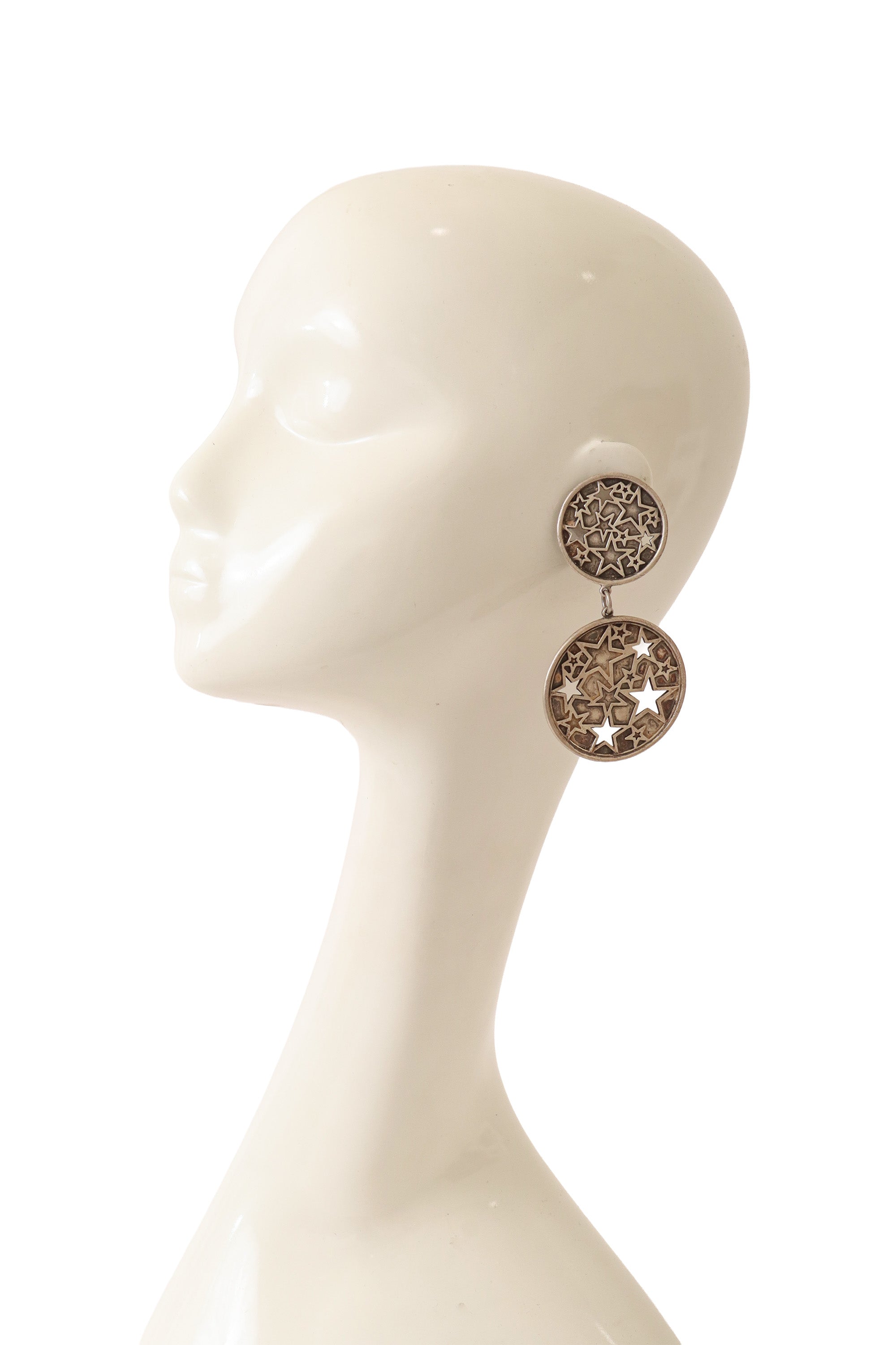 star disc earrings by La Tribu Rigaux on mannequin @ Recess LA