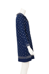 Vintage Donald Brooks Circle Stud Shirt Dress on mannequin side @ Recess LA