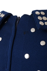 Vintage Donald Brooks Circle Stud Shirt Dress spot @ Recess LA