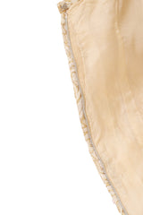 Vintage Artex Beaded Floral Sheath Dress hem stitching @ Recess LA