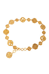 Celestial woodland clover charm belt @ Recess LA 
