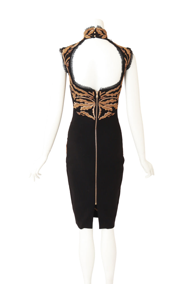 Mock-Neck Dress by Pucci on mannequin back @ Recess LA