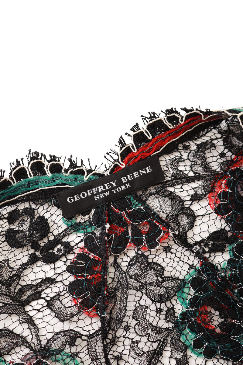 lace top by Geoffrey Beene label @ Recess LA