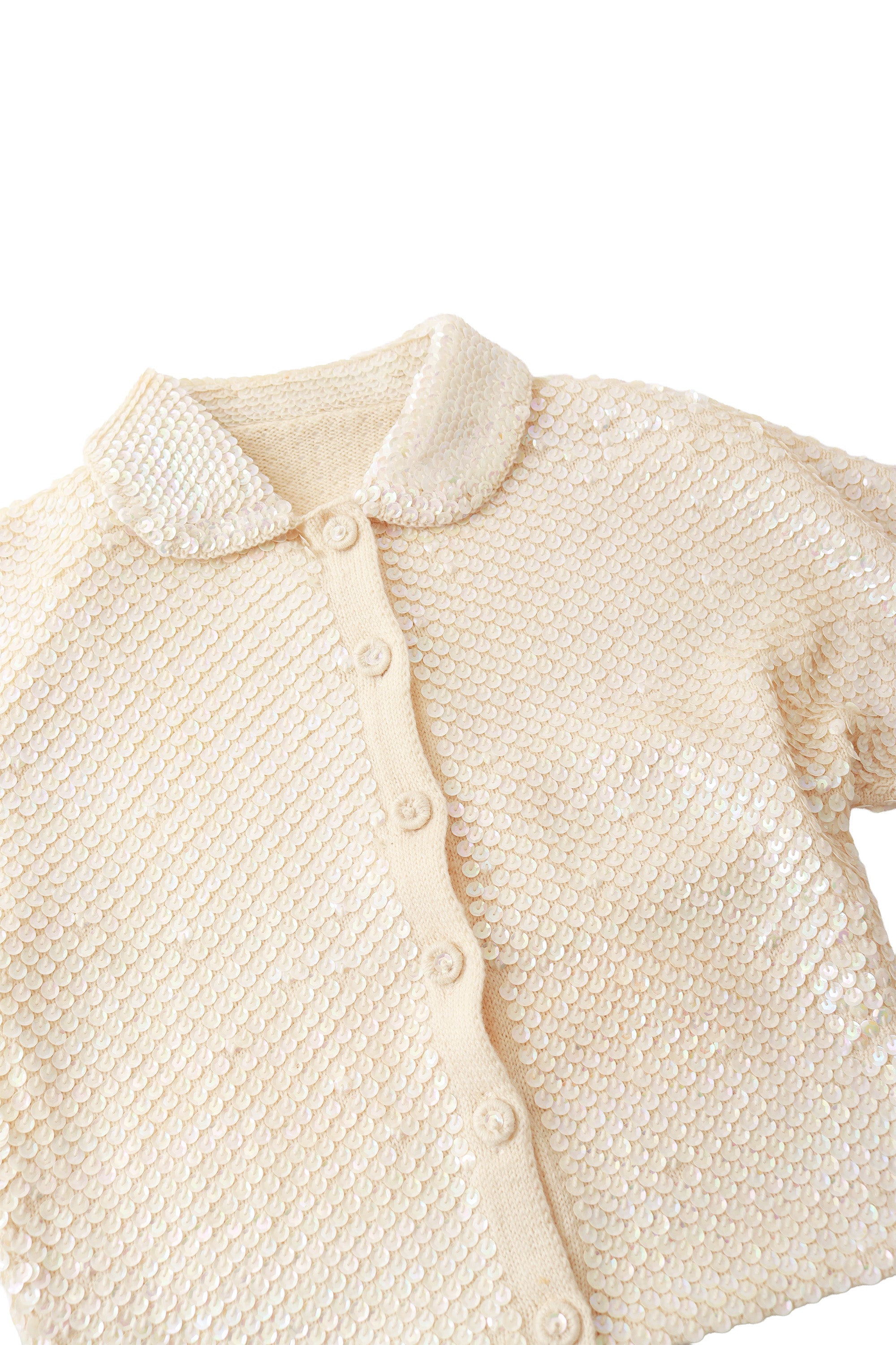 Vintage Knit Jacket & Skirt Set top close @ Recess LA