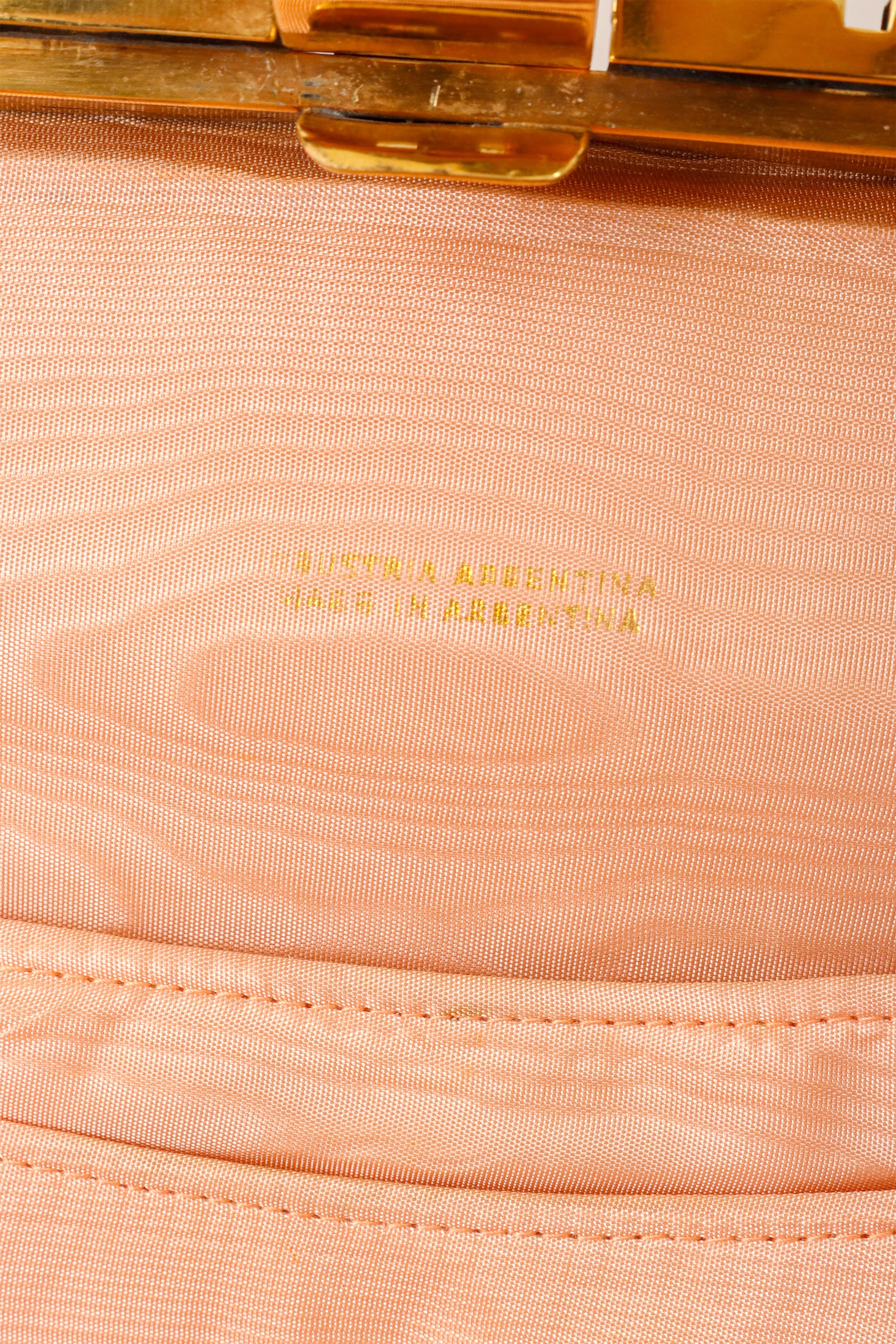 Quilted suede frame bag mark @ Recess LA