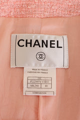 Vintage Chanel Puffy Logo Jacket label @ Recess LA