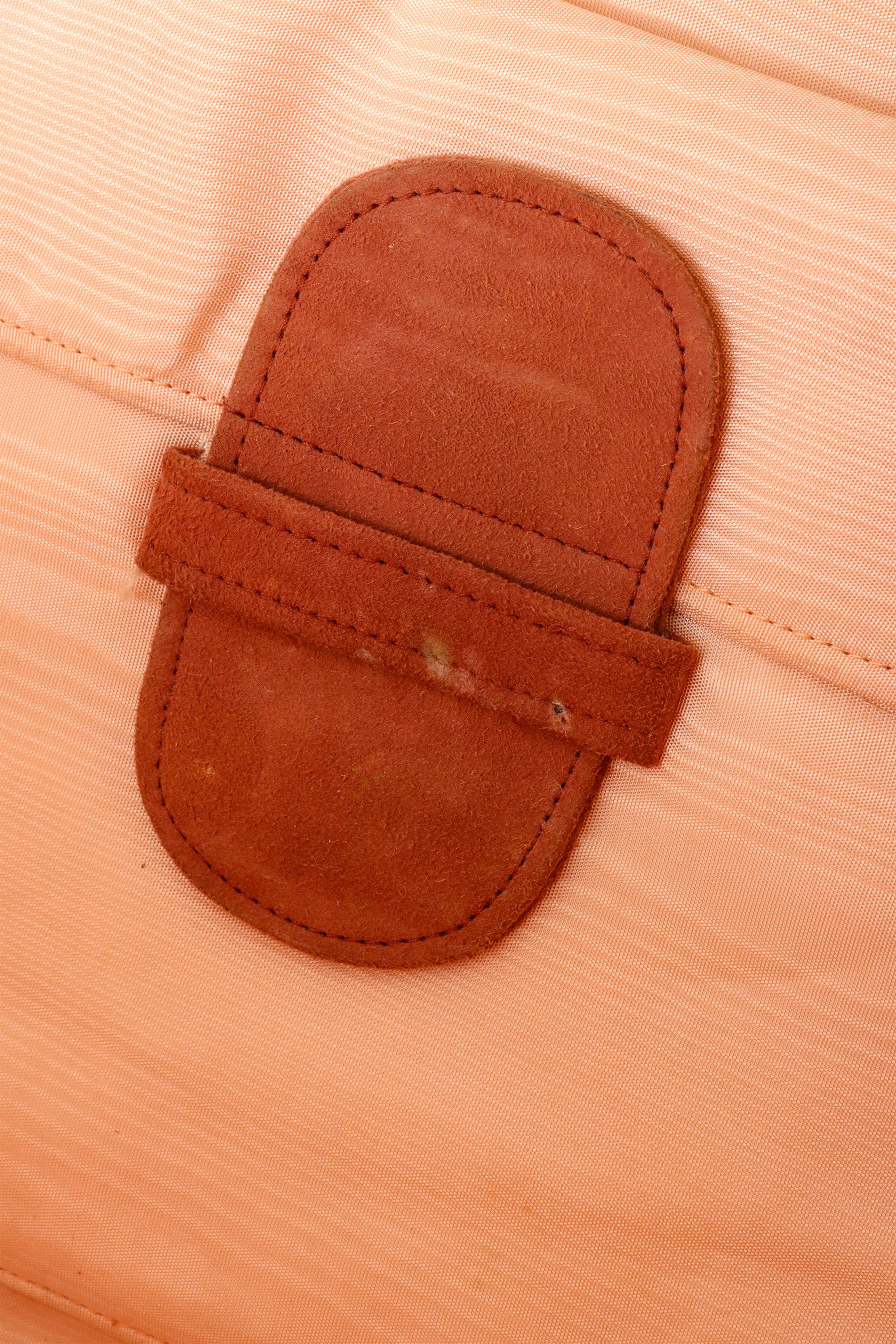 Quilted suede frame bag interior scuff @ Recess LA