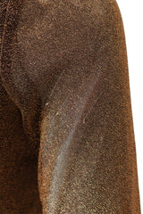 Metallic Gathered Mini Dress by Gucci on snags close @ Recess LA