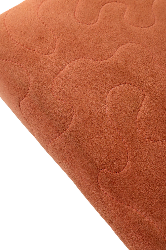 Quilted suede frame bag suede scuff @ Recess LA